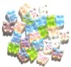 25 12mm AB Butterfly Bead Mix